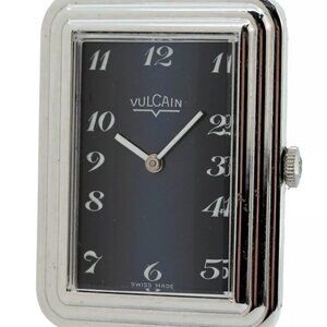 Vintage 1960's Men's 38mm Vulcain Mechanical MSR K1 Blue Dial K 1114 E Watch!